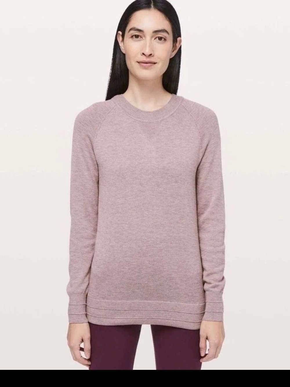 Sweater in Taupe Lululemon Mauve Apres Your Way Sweater
Heathered Smoky Blush